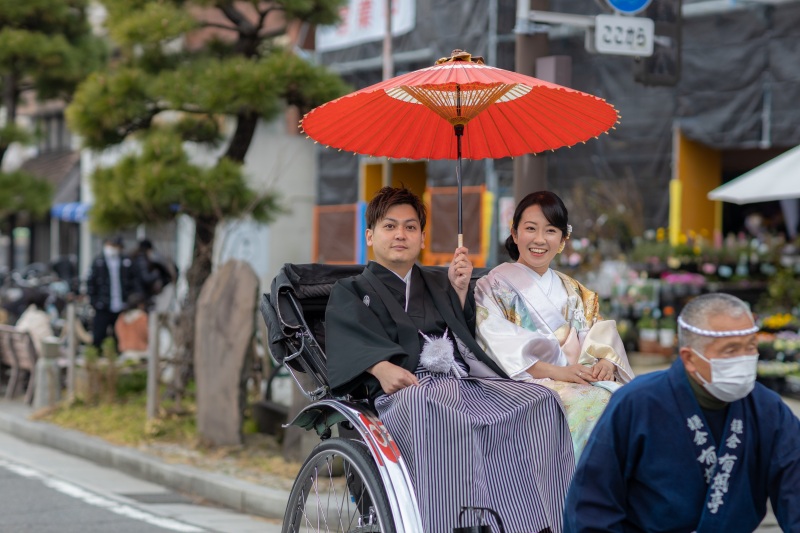 人力車での街並み散策♪♪