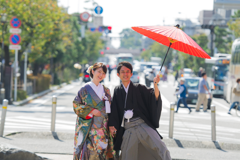 晴れ姿で鎌倉をお散歩♪