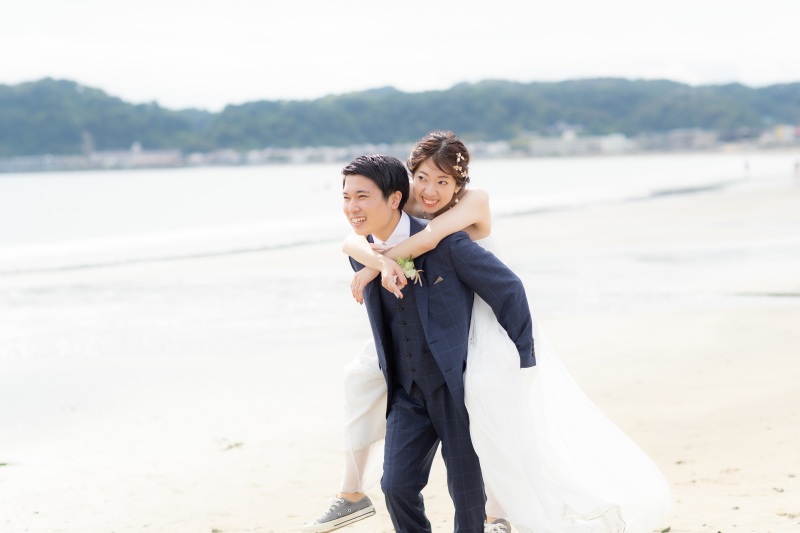 材木座海岸でのご撮影