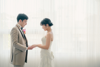 お二人らしいスタジオ撮影！