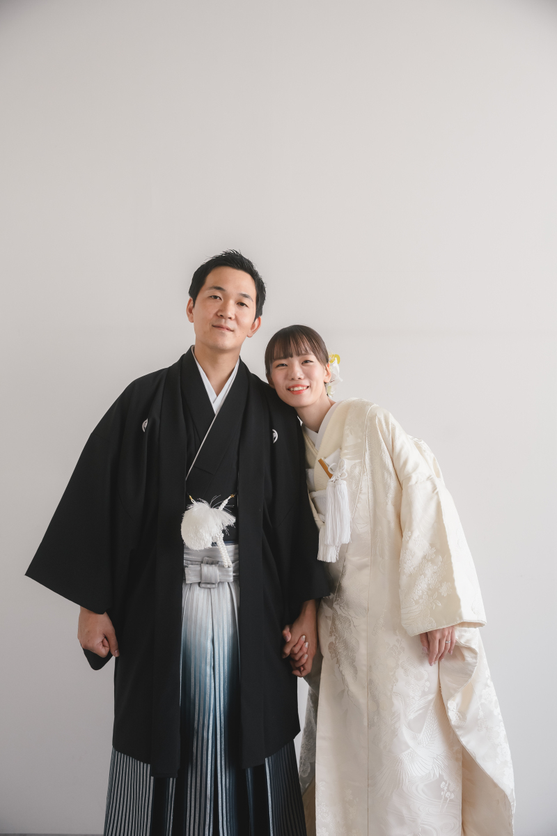 スタジオ撮影で大切な家族と一緒に♡
