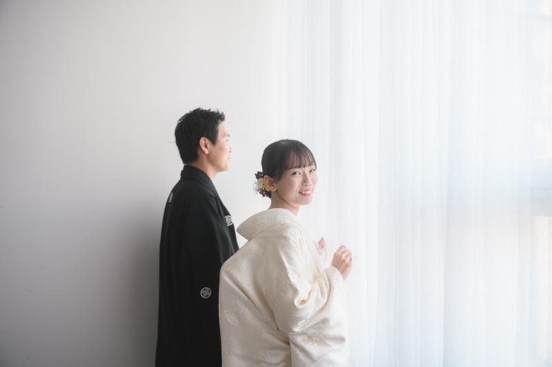 スタジオ撮影で大切な家族と一緒に♡