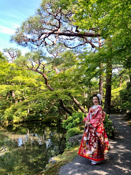 緑輝く日本庭園✨✨