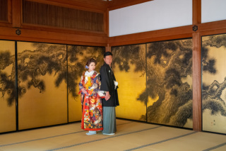 光明寺の襖絵は荘厳です( *&acute;艸｀)