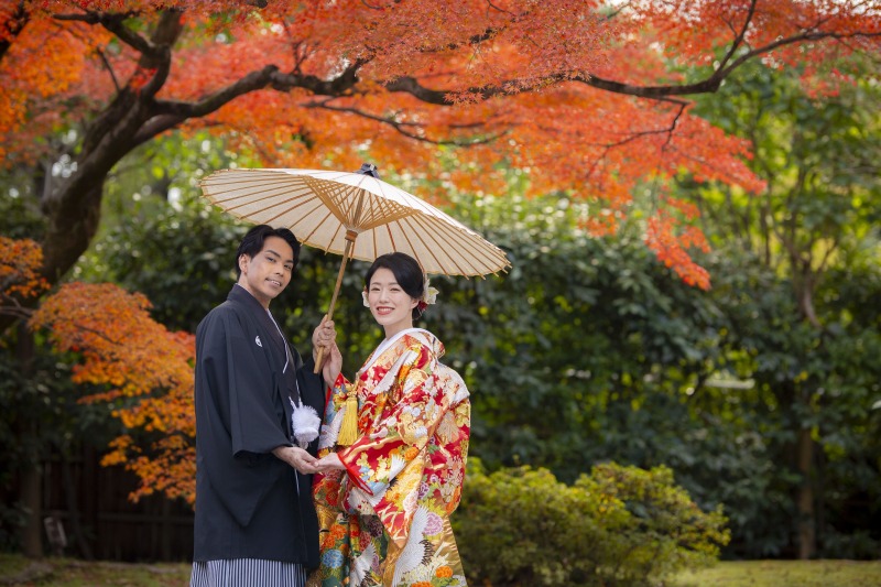秋の紅葉におすすめ!完全貸切の「茶室と庭」