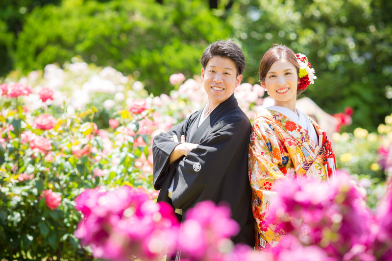 5月、6月は新緑とお花で撮影
