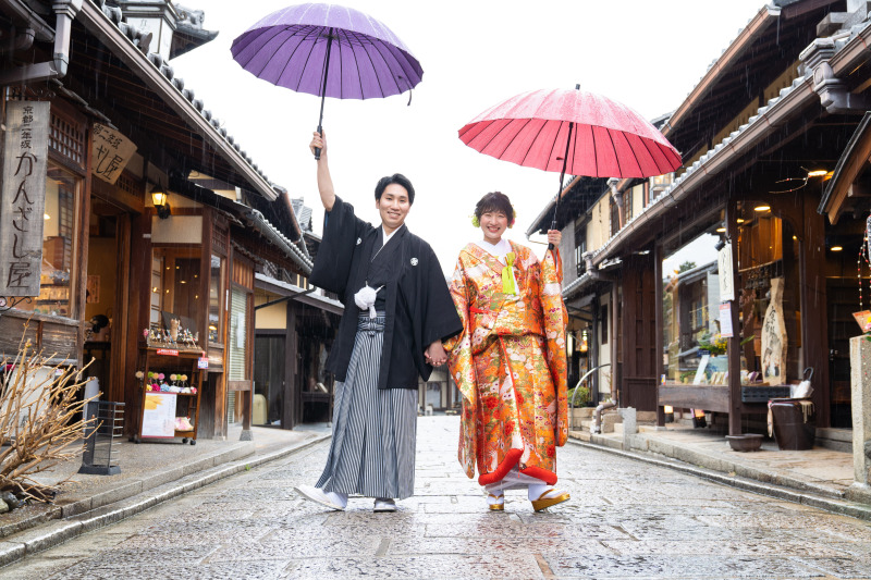 雨天のロケ撮影
