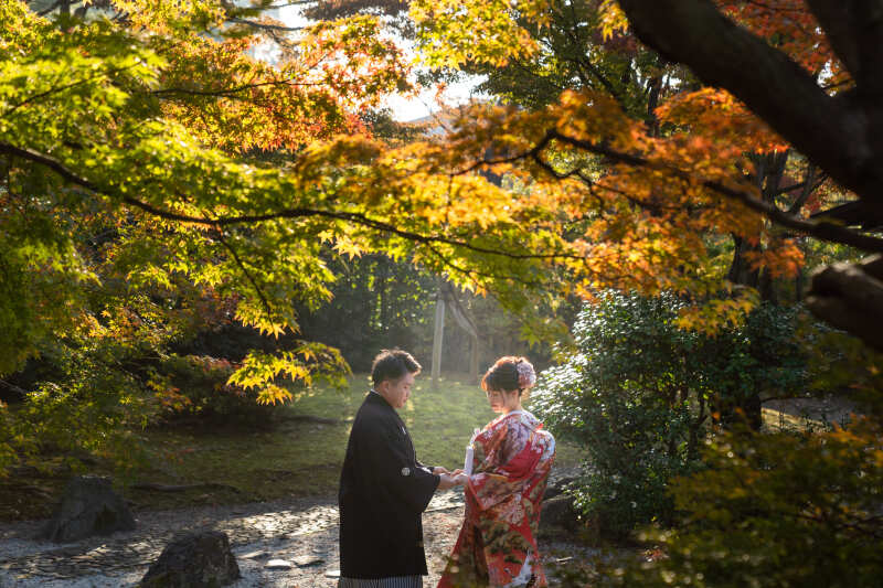 秋の紅葉におすすめ!完全貸切の「茶室と庭」