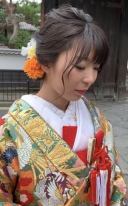 刺繍半衿でコーディネート★