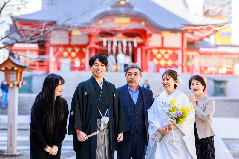 ご家族との神社ロケーション撮影のご紹介/FAMILIAR Wedding