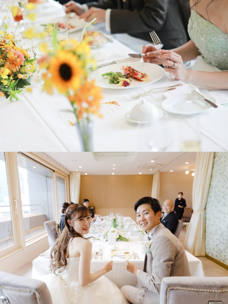 フォトウエディングそして両家顔合わせ会食も /FAMILIAR Wedding