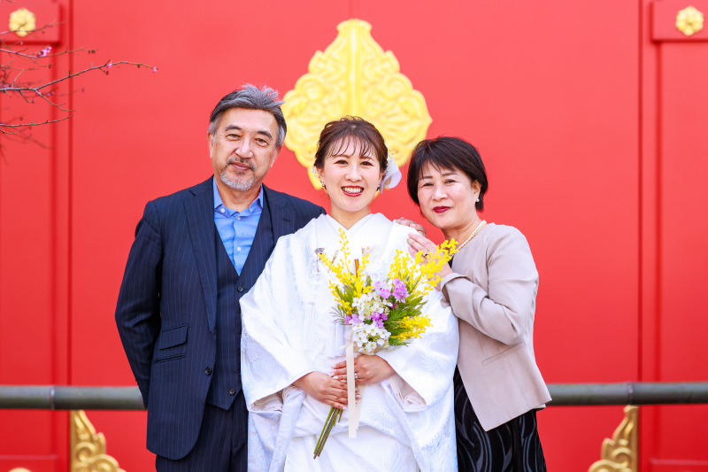 ご家族との神社ロケーション撮影のご紹介/FAMILIAR Wedding