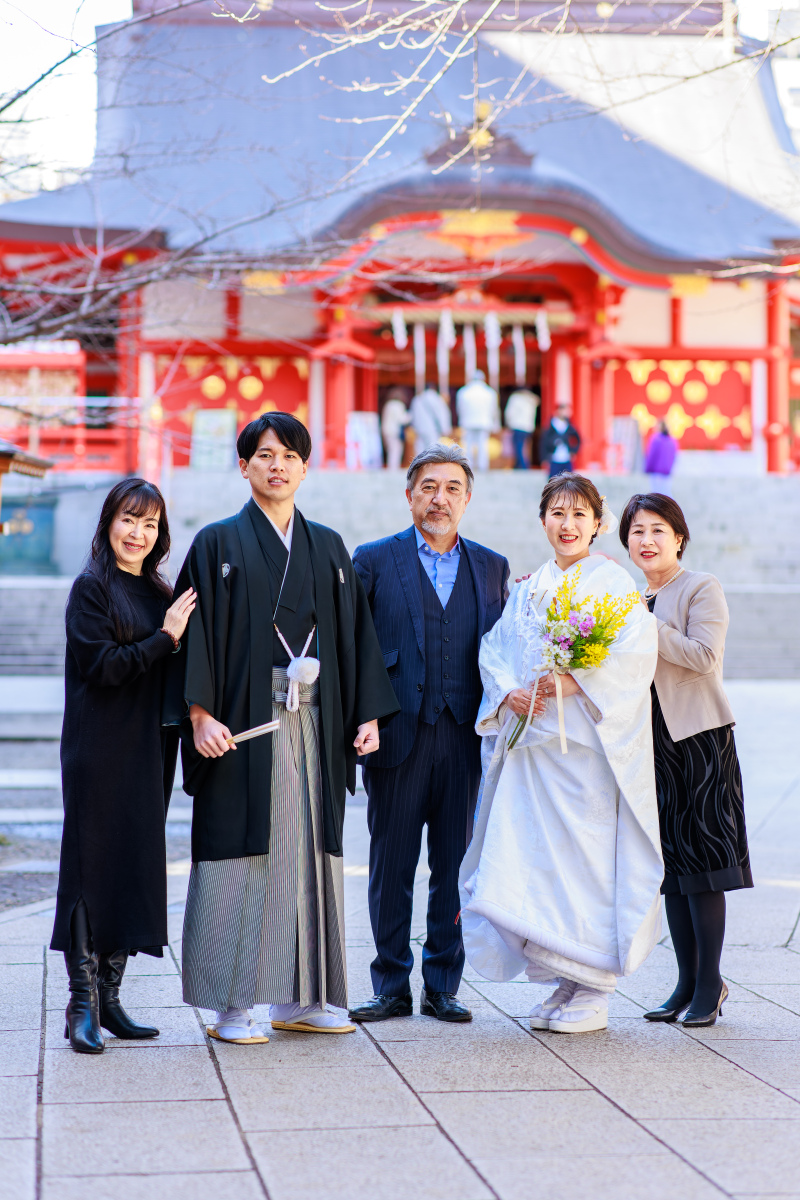 ご家族との神社ロケーション撮影のご紹介/FAMILIAR Wedding