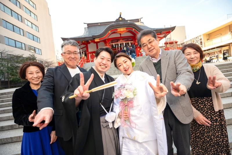 ご家族との神社ロケーション撮影のご紹介/FAMILIAR Wedding