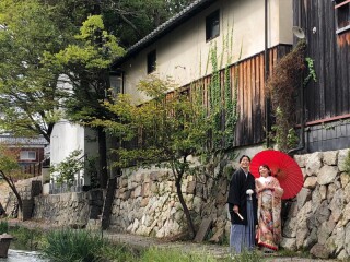 ドラマのロケ地で撮影です