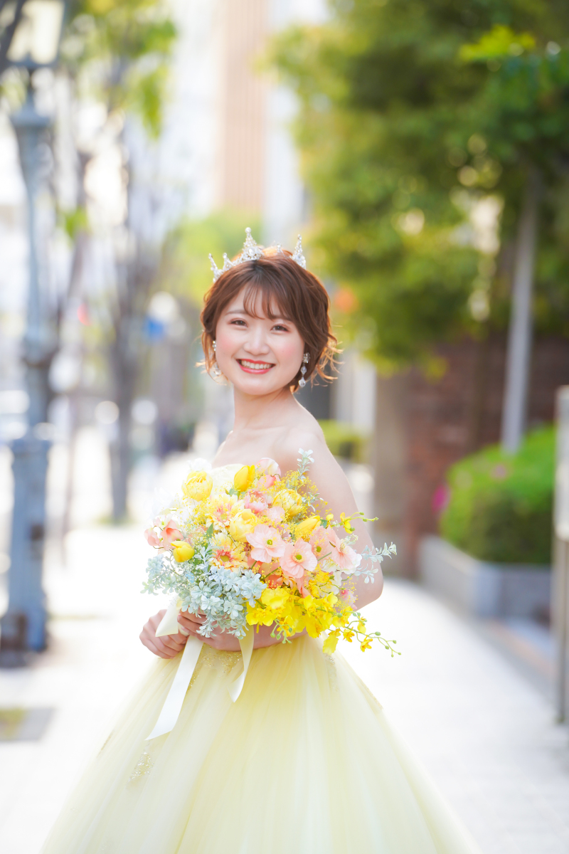 ☆ドレス紹介〜イエローチュールドレス〜☆