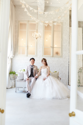 写真で残すフォトウェディング。