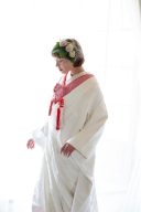 カラーの掛下でオシャレウエディングフォト♪