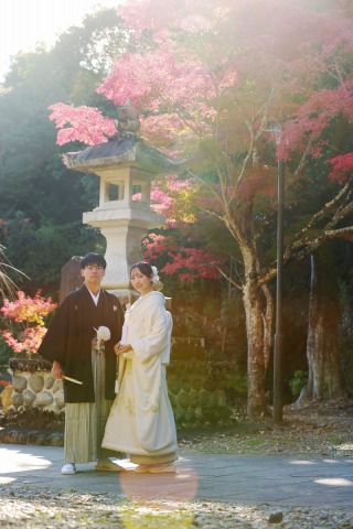 【BonFleur Wedding】秋模様ロケーション IN 油山寺♪