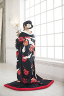 華やかな色打掛スタジオ撮影♪