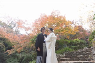 和装紅葉ロケーション撮影 in 浜松城公園