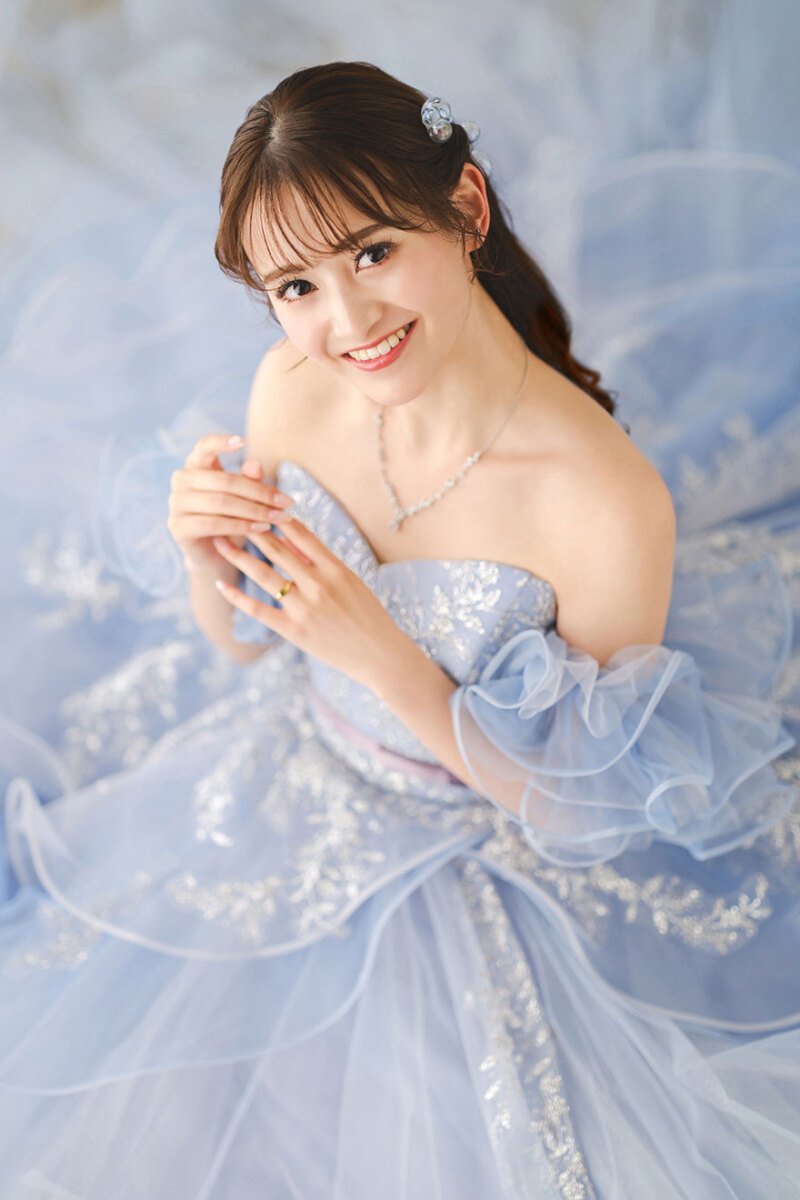 透明感たっぷり♡Lulu felice × eggfilmのブルードレス