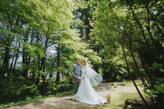 庭園でのおすすめショット！