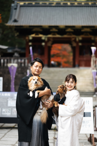 大切なペットとロケーションフォト♡