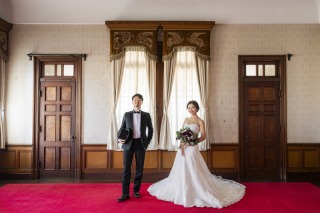 クラシカルな魅力あふれる西洋館でウェディングフォト!