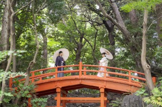 おふたりのご希望の庭園にて!