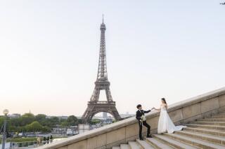 海外フォトもお任せを!パリのハネムーンフォト♪