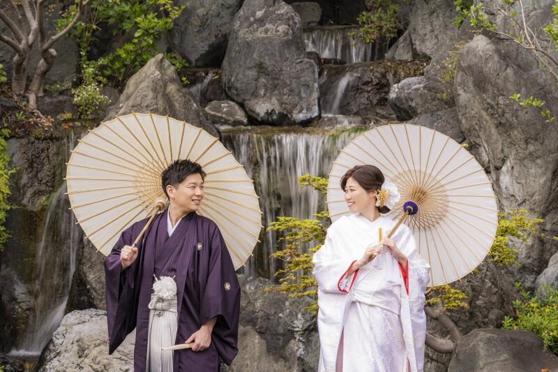 ご新郎様の和装で選べる小物と衣装の色は?