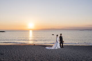 城ヶ島でロマンチックなサンセットのショット...♡