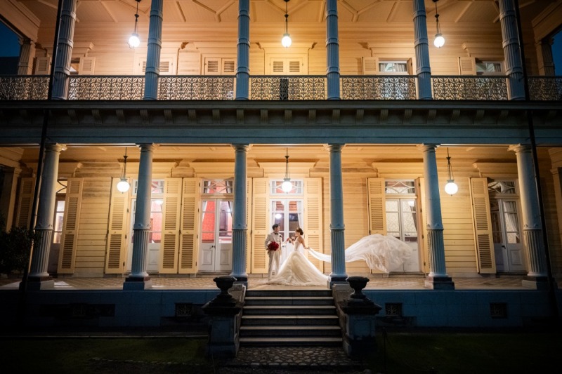 【都内の洋館撮影】旧岩崎邸庭園でのフォトウエディング♪