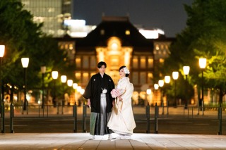 東京駅での和装ウェディングフォト☆