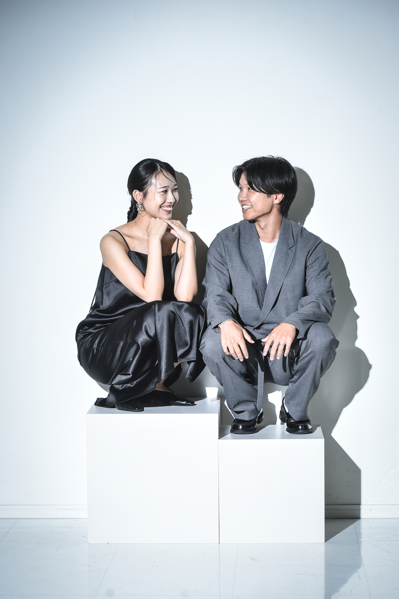 【 洋装スタジオ&ロケーションプラン 】ブラック & デニム コーデ