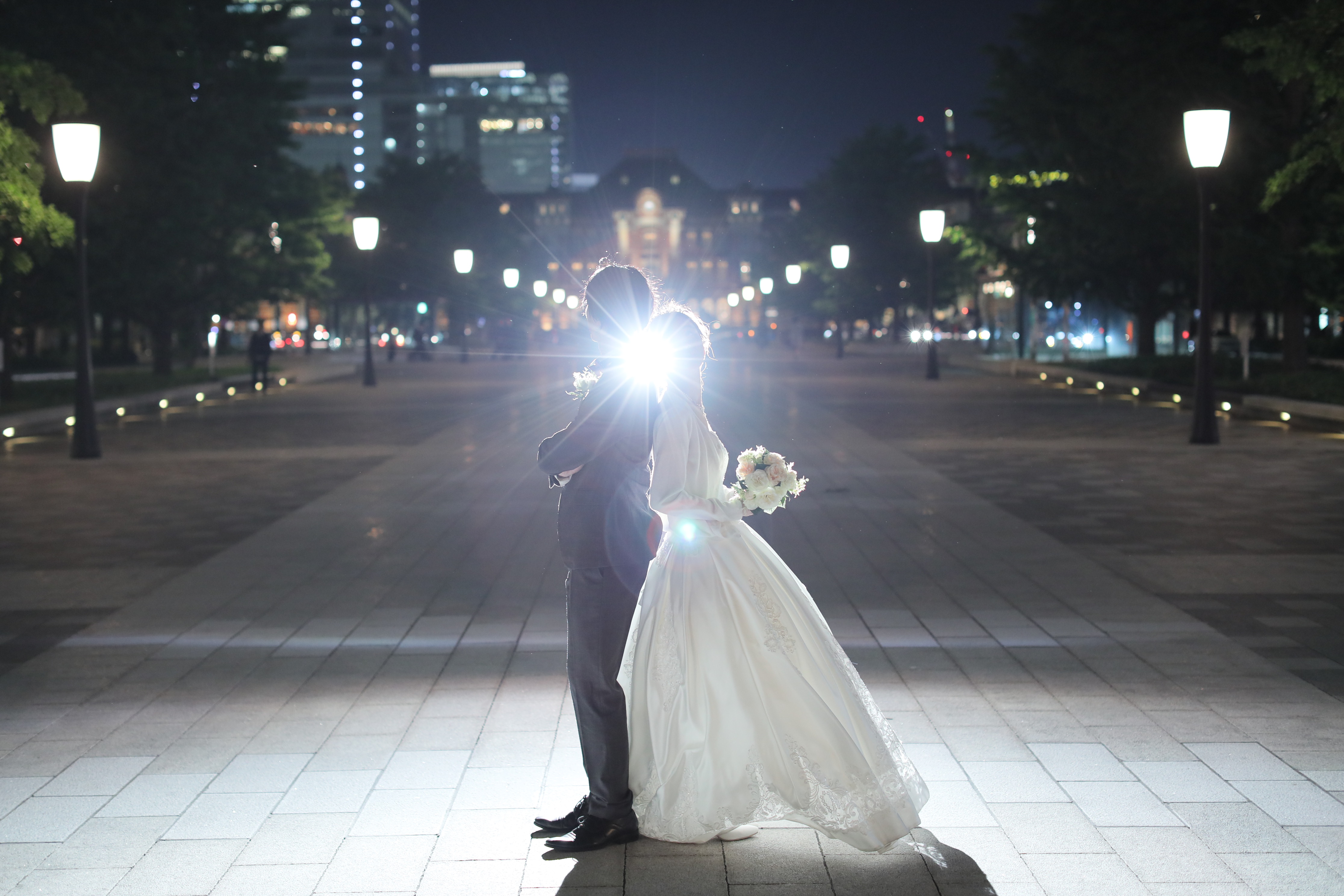 バルコニーのブルードレスの婦人背景 anezka Aラインドレス ネイビー S M L XL XXL 結婚式 大きい