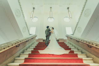 ミライザ大阪城の大階段でのショットをご紹介