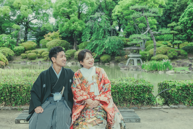 新緑の大阪城公園