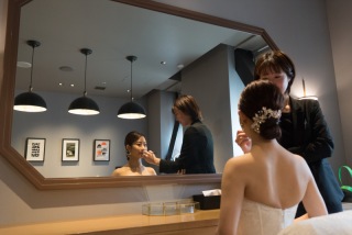ブライズルームでお仕度していただけます