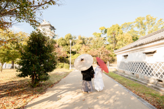 大阪城公園の紅葉