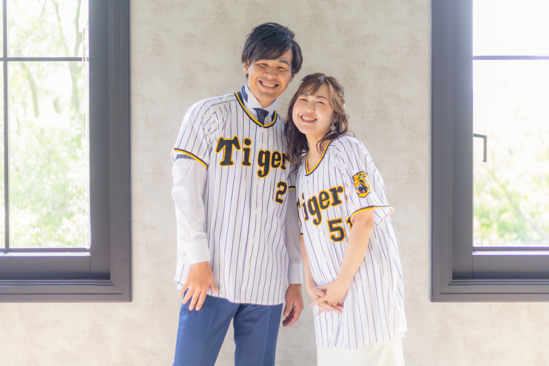 お二人の大好き!が詰まったお写真撮影