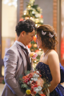 より華やかに見せてくれるカラードレスも豊富