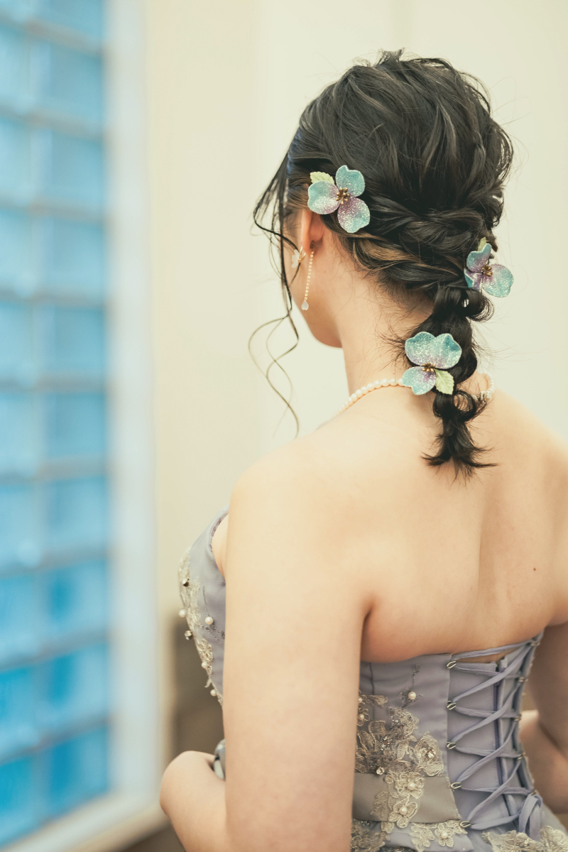 ヘアセットに注目です