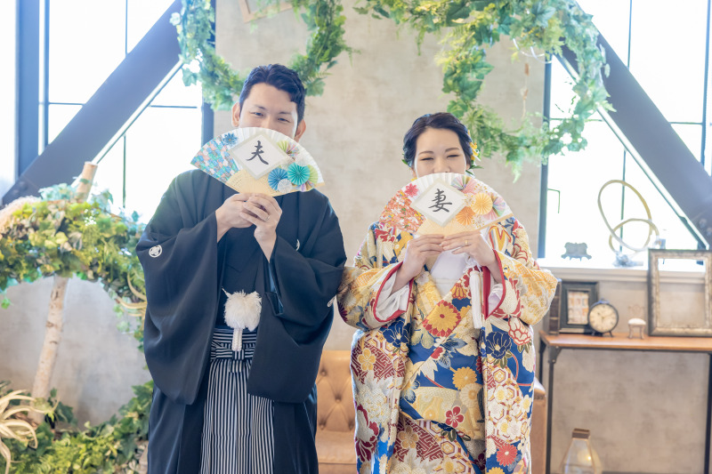 ミライザ大阪城館内のフォトスポット~チャペル・前室×和装~