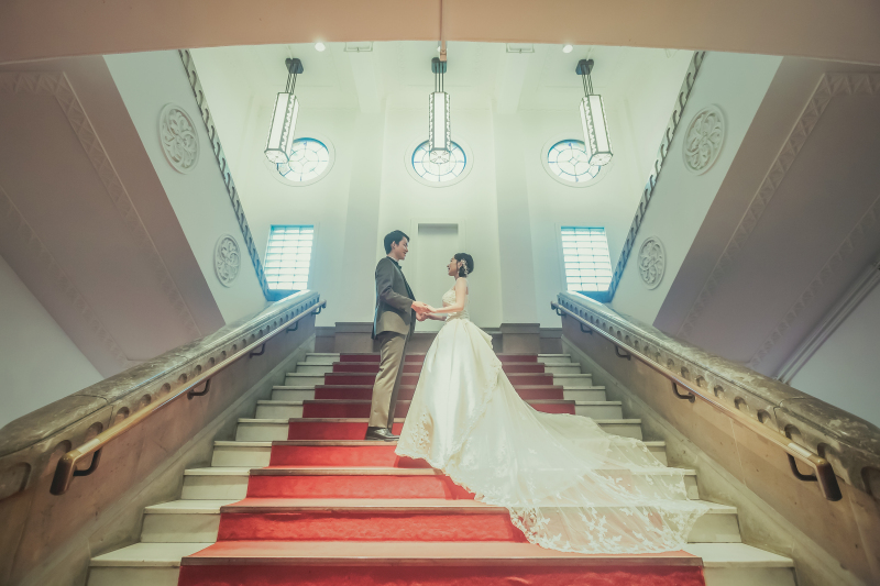 大階段でとっておきの1枚を