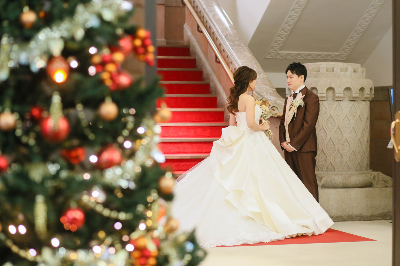 撮影後はクリスマスディナー
