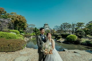 ドレスのロケーションフォト