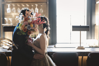 クラシカルな雰囲気のBARで