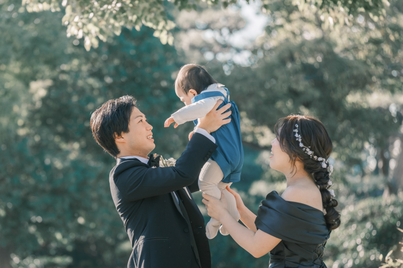 お子さまとのショットもタカラものに